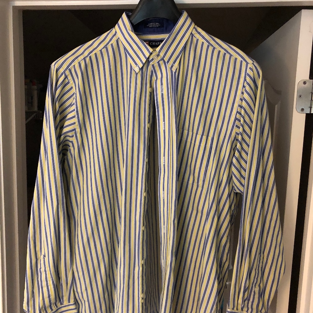 Men's Chaps Long Sleeve Button Down